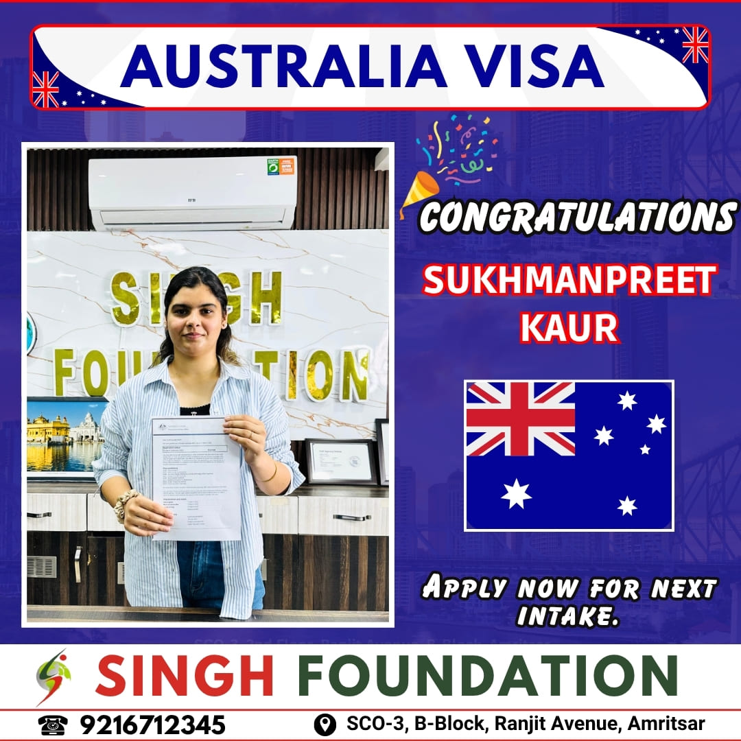 Best Australia Study Visa in amritsar