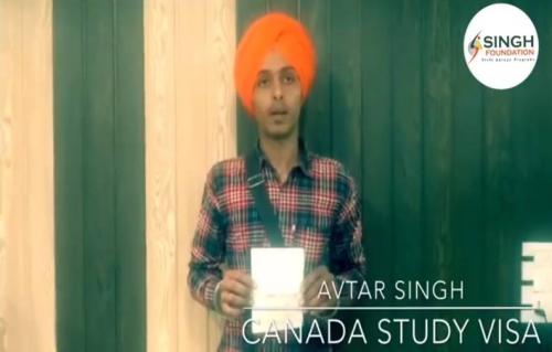 Avtar Singh got Canada Visa
